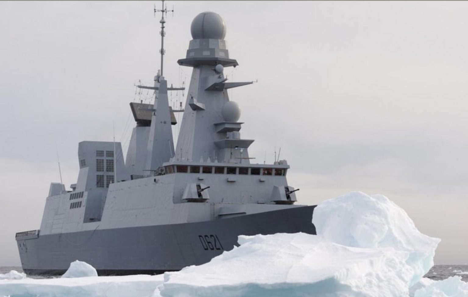 Chevalier Paul Destroyer in polar mission - Eurosam